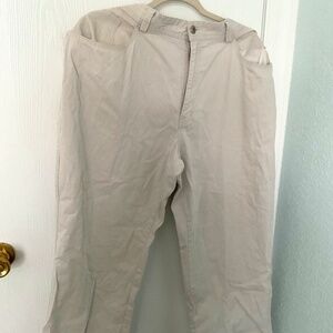 Perry Ellis cotton pants cream colored